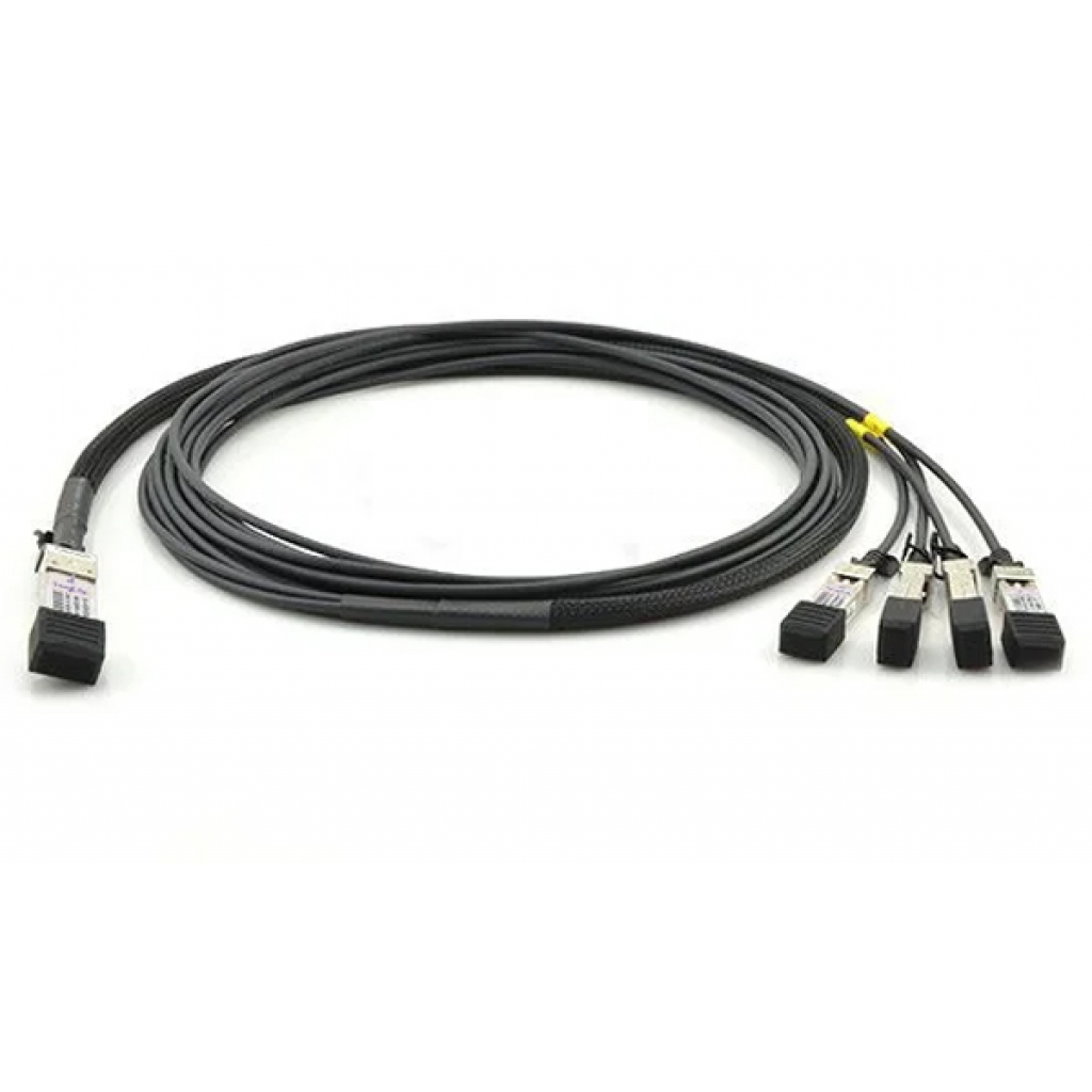 Оптичний патчкорд Alistar QSFP to 4*SFP+ 40G Directly-attached Copper Cable 3M (DAC-QSFP-4SFP+-3M) - изображение 1