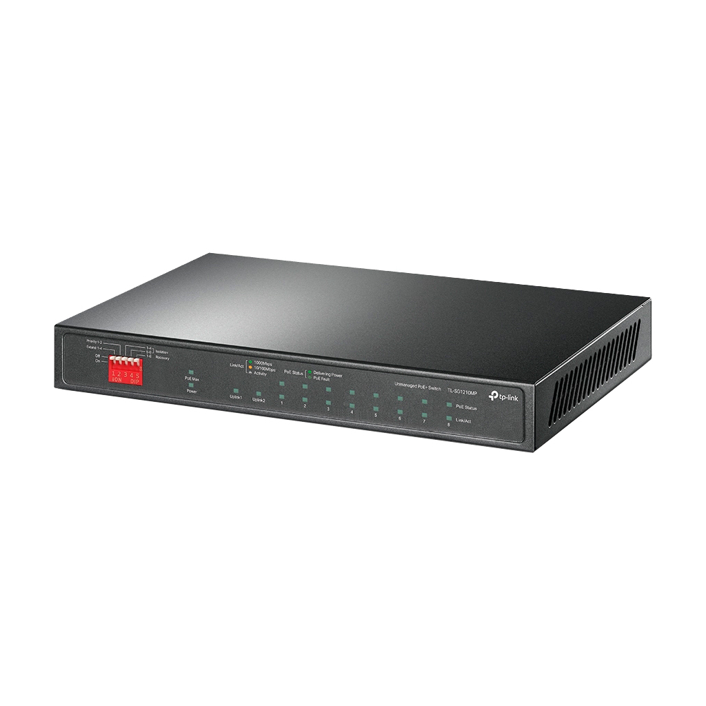 Комутатор мережевий TP-Link TL-SG1210MP - зображення 2