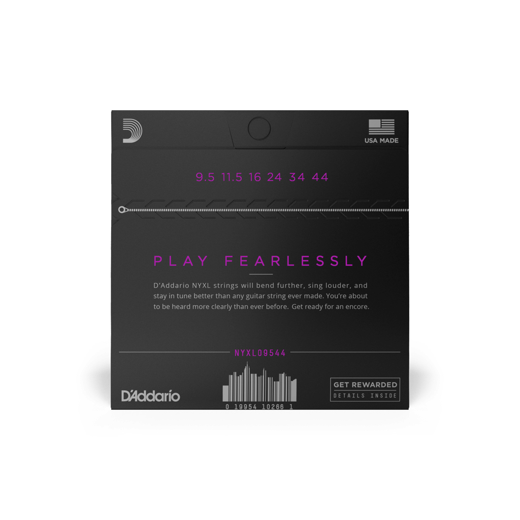 Струни для гітари D'Addario NYXL Electric Super Light Plus (09.5-44) (NYXL09544) - изображение 3