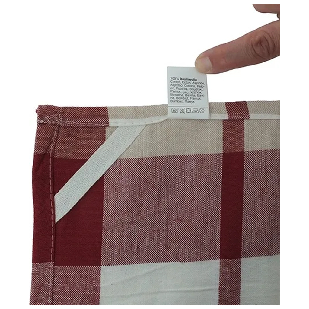 Рушник Kela кухонний набір Pasado, червоний, 65x45 см, 3 шт (15963) (00000018275) - зображення 4
