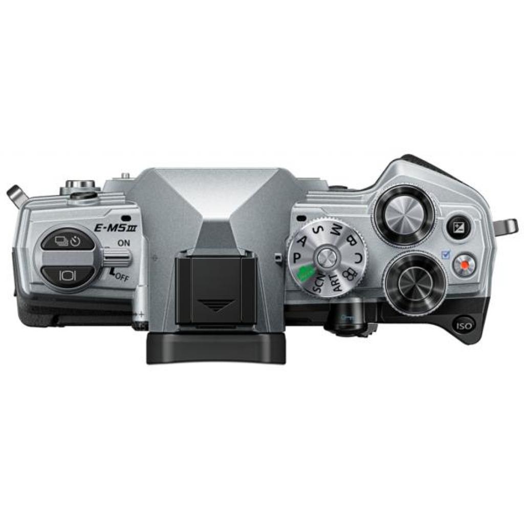 Цифровий фотоапарат Olympus E-M5 mark III 12-200 mm Kit silver/black (V207090SE010) - зображення 5