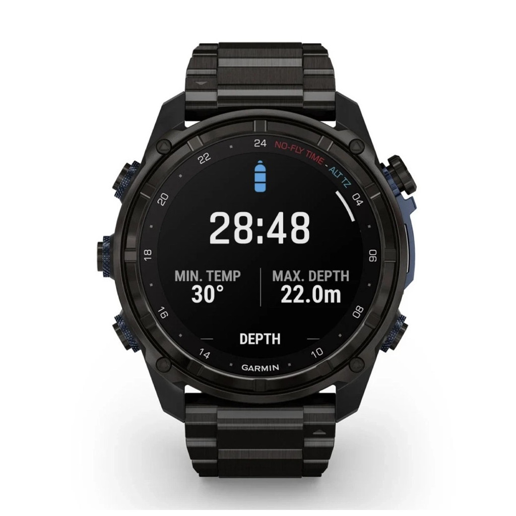 Смарт-годинник Garmin Descent Mk3i, 51mm, Crbn Gry DLC Ti/Ti, Dive Computer, GPS дайвінг комп'ютер (010-02752-14) - зображення 2