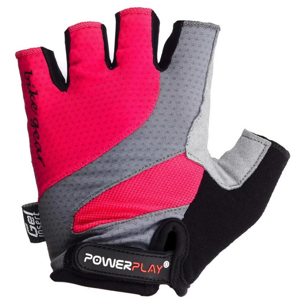 Велорукавиці PowerPlay 5004 Pink L (5004A_L_Pink) - зображення 2