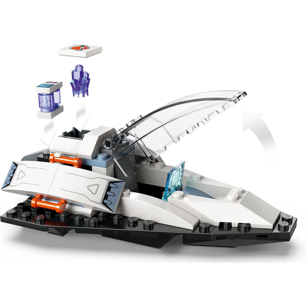 Конструктор LEGO City Космічний корабель і дослідження астероїда 126 деталей (60429) - зображення 4