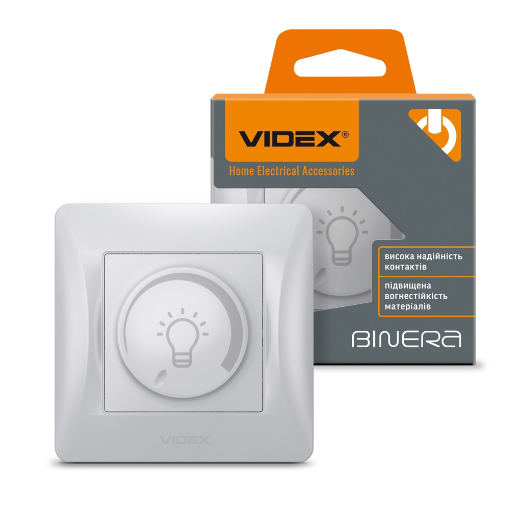 Світлорегулятор Videx BINERA LED 200Вт сереб (VF-BNDML200-SS) - изображение 4