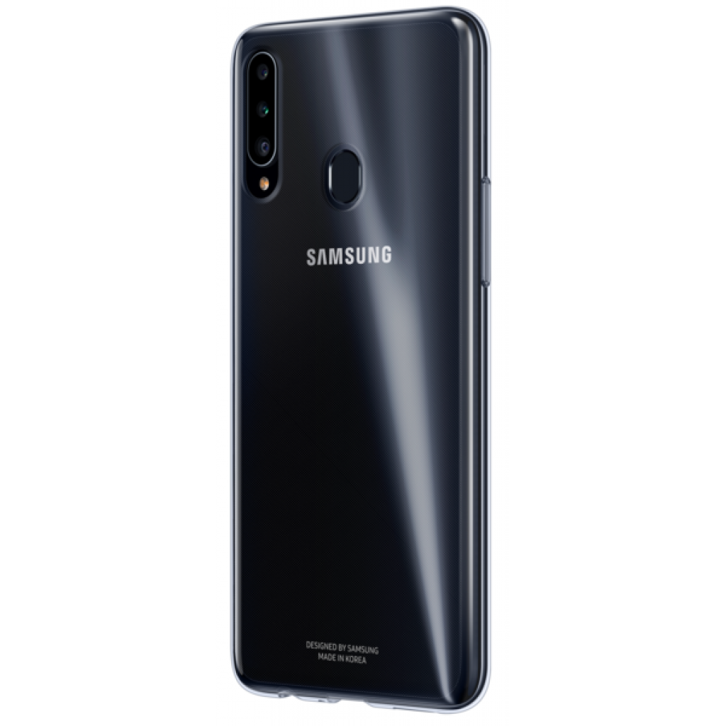 Чохол до мобільного телефона Samsung A20s/EF-QA207TTEGRU - Clear Cover (Transparent) (EF-QA207TTEGRU) - зображення 3