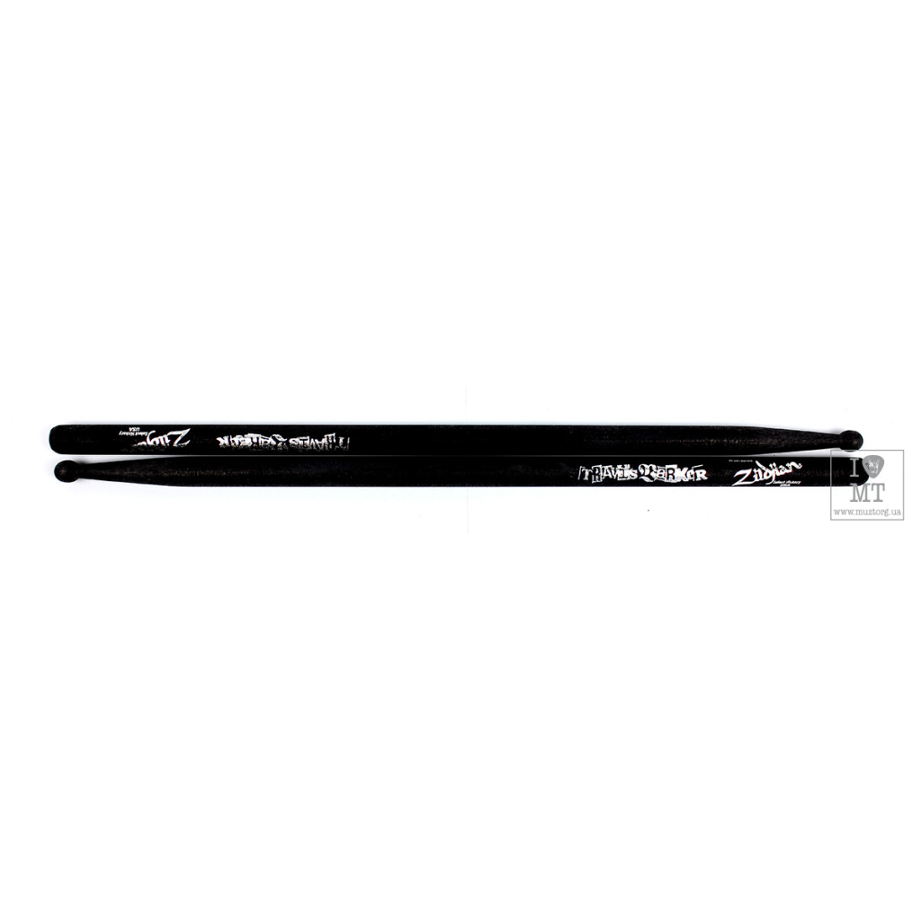 Барабанні палички Zildjian Travis Barker Artist Series Drumsticks Black (226975) - изображение 3