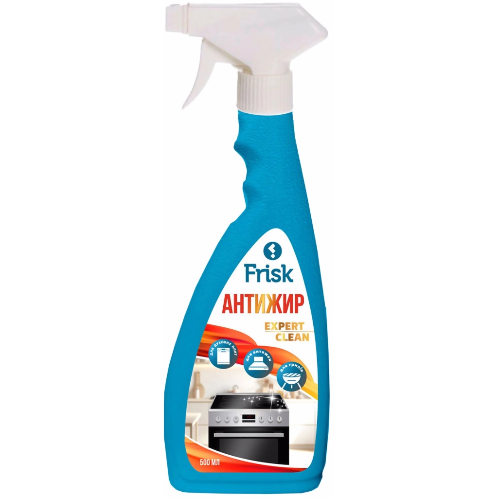 Спрей для чищення кухні Frisk Expert Clean Антижир 500 мл (4820197122622) - зображення 1