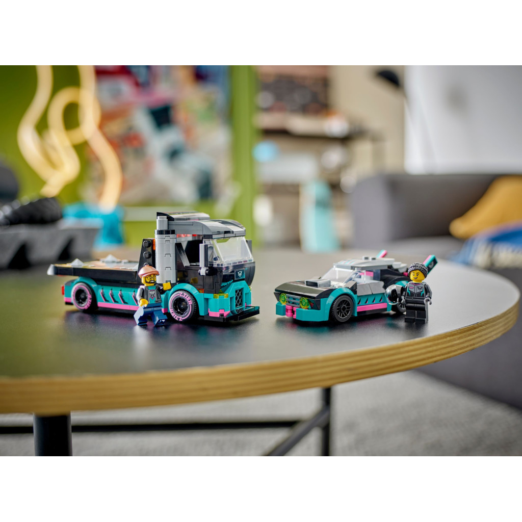 Конструктор LEGO City Автомобіль для перегонів й автовоз 328 деталей (60406) - зображення 11
