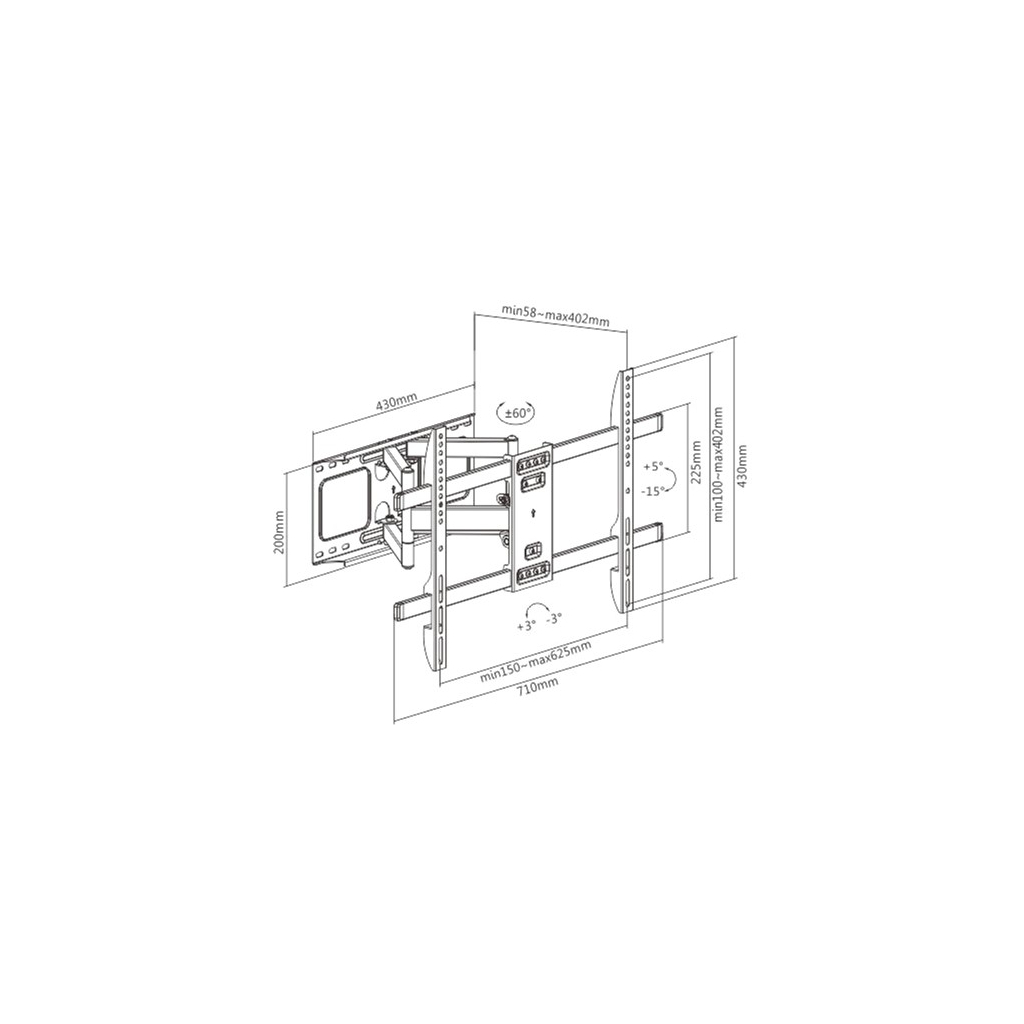 Кронштейн Gembird WM-80ST-02 - зображення 2