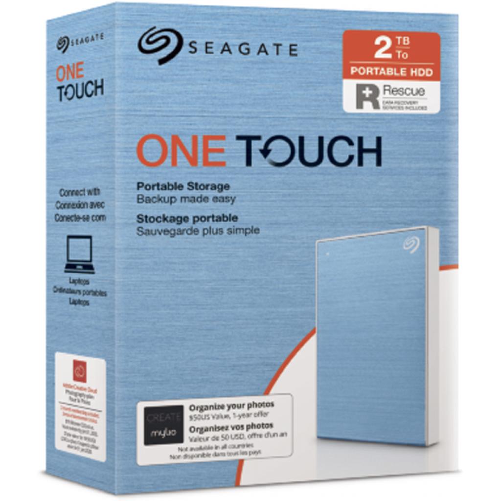 Зовнішній жорсткий диск 2.5" 2TB One Touch USB 3.2 Seagate (STKB2000402) - зображення 8