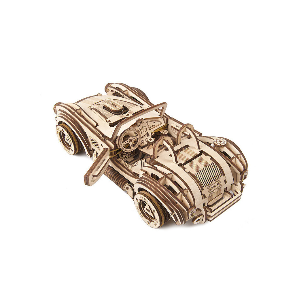 Конструктор Ugears Дріфт Кобра Гоночний автомобіль (70161) - зображення 7