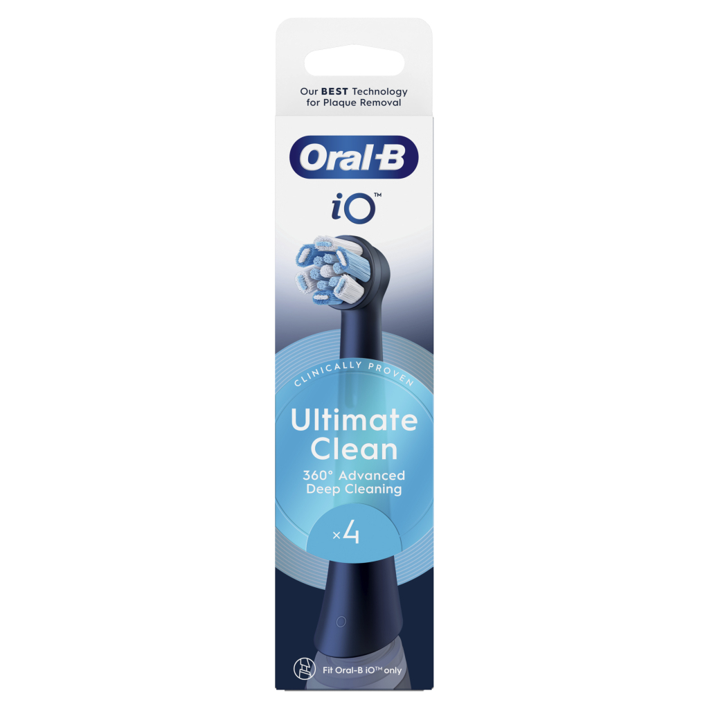 Насадка для зубної щітки Oral-B iO Ultimate Clean Black 4ct (8700216199483) - зображення 11