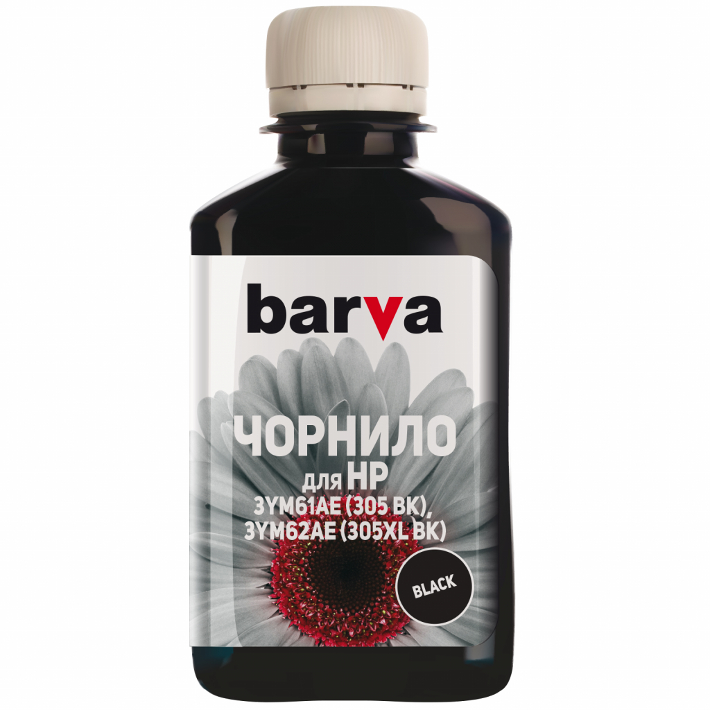 Чорнило Barva HP 305 180 мл Black Pigmented (H305-778) - зображення 1