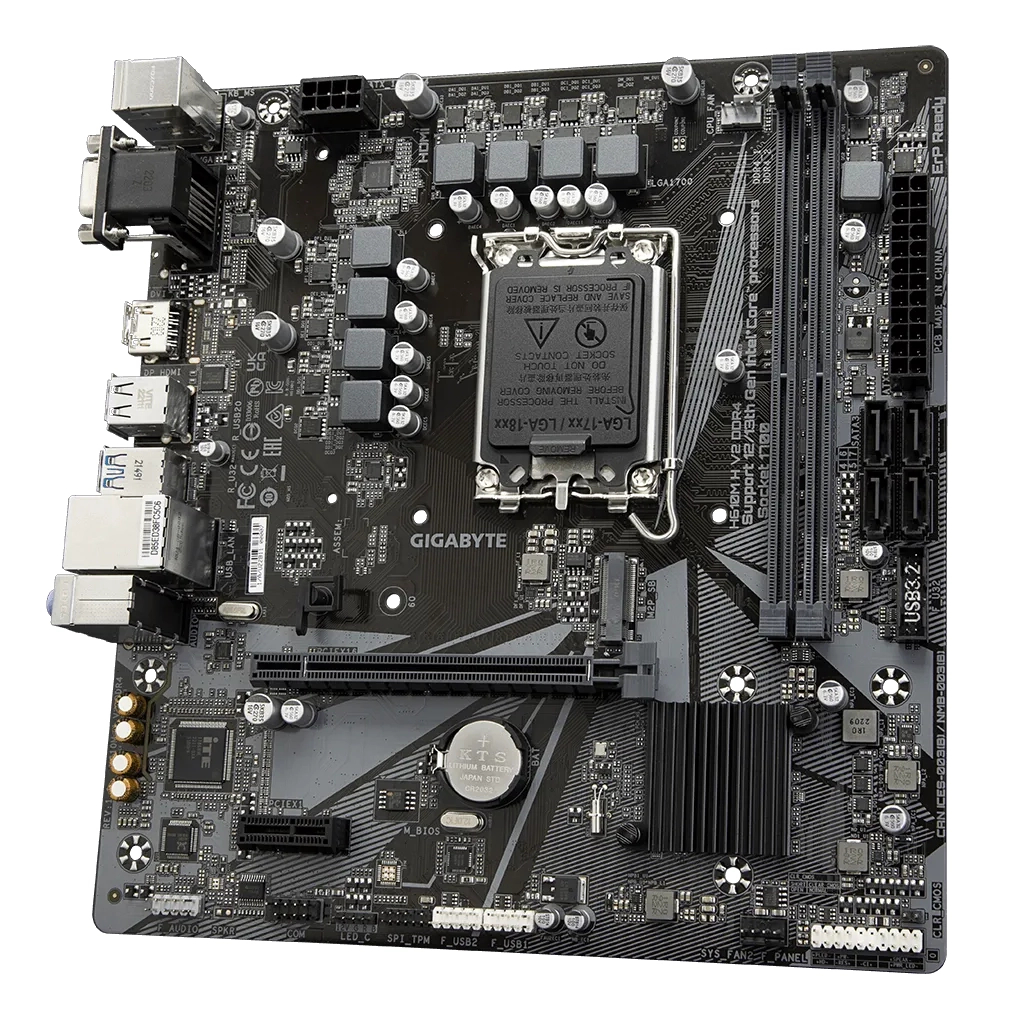 Материнська плата GIGABYTE H610M H V2 DDR4 - зображення 4