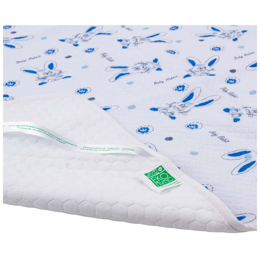 Пелюшки для малюків Еко Пупс Soft Touch Premium непромокаюча двостороння 50 х 70 см зайчата (EPG07W-5070rb) - зображення 2