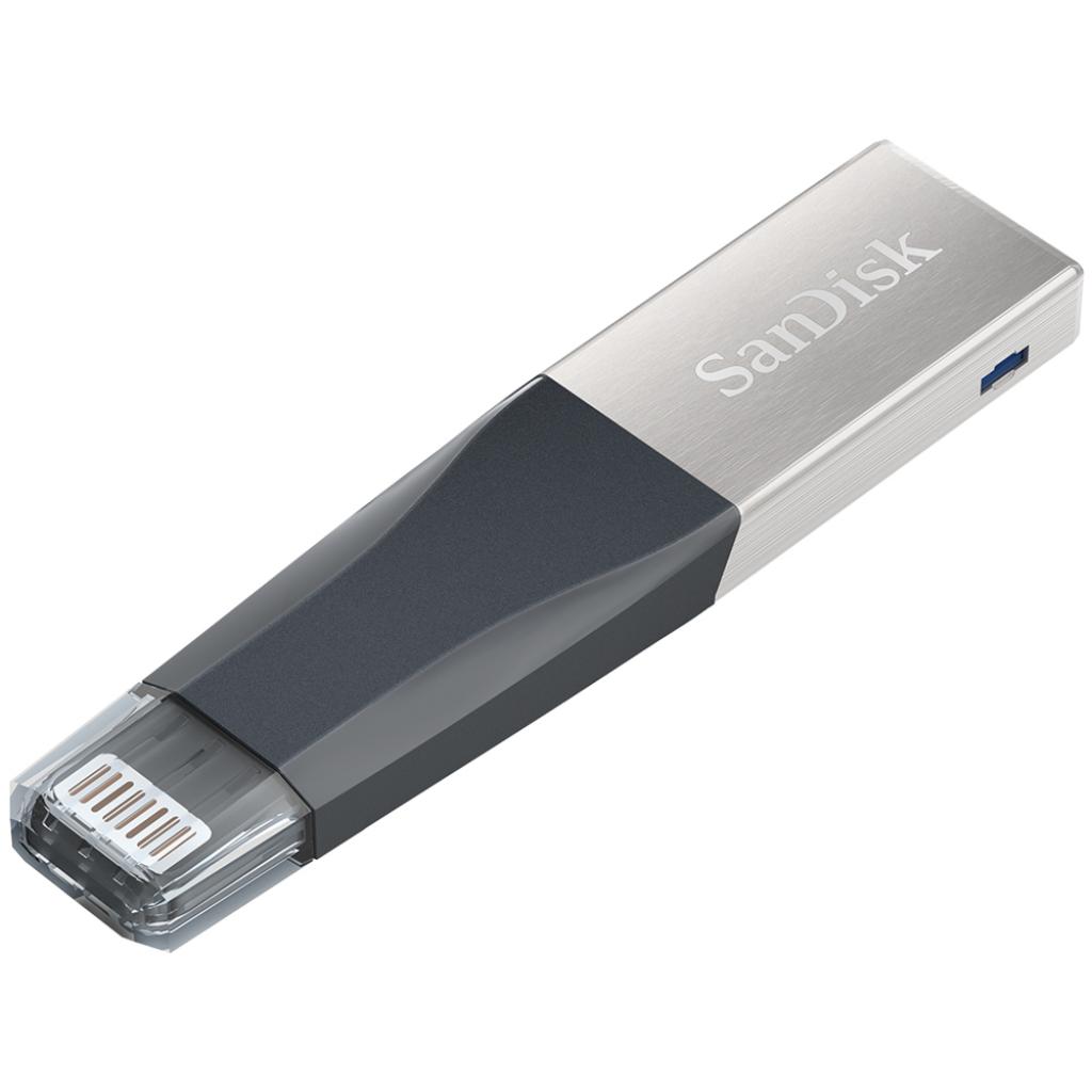 USB флеш накопичувач SanDisk 64GB iXpand Mini USB 3.0/Lightning (SDIX40N-064G-GN6NN) - зображення 4
