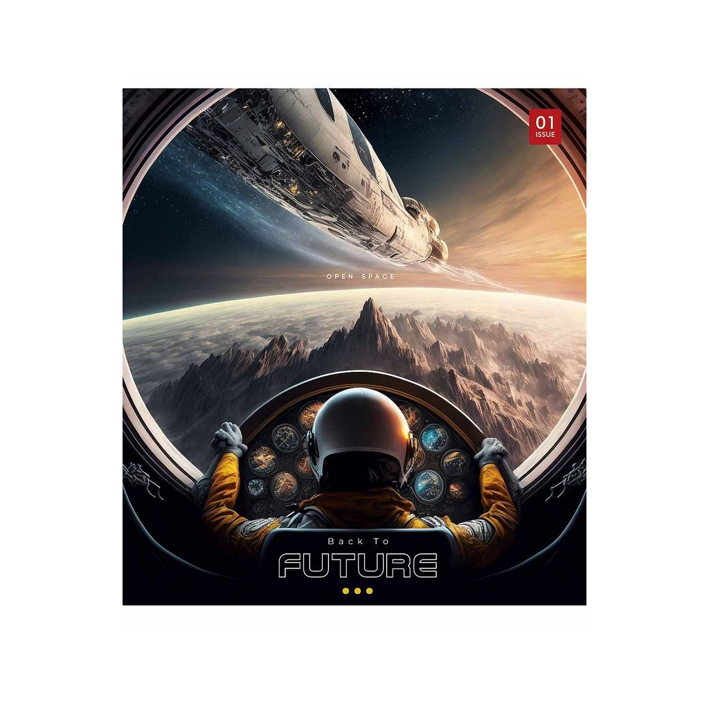 Зошит Школярик Open space клітинка 48 аркушів (048-3259K) - зображення 3