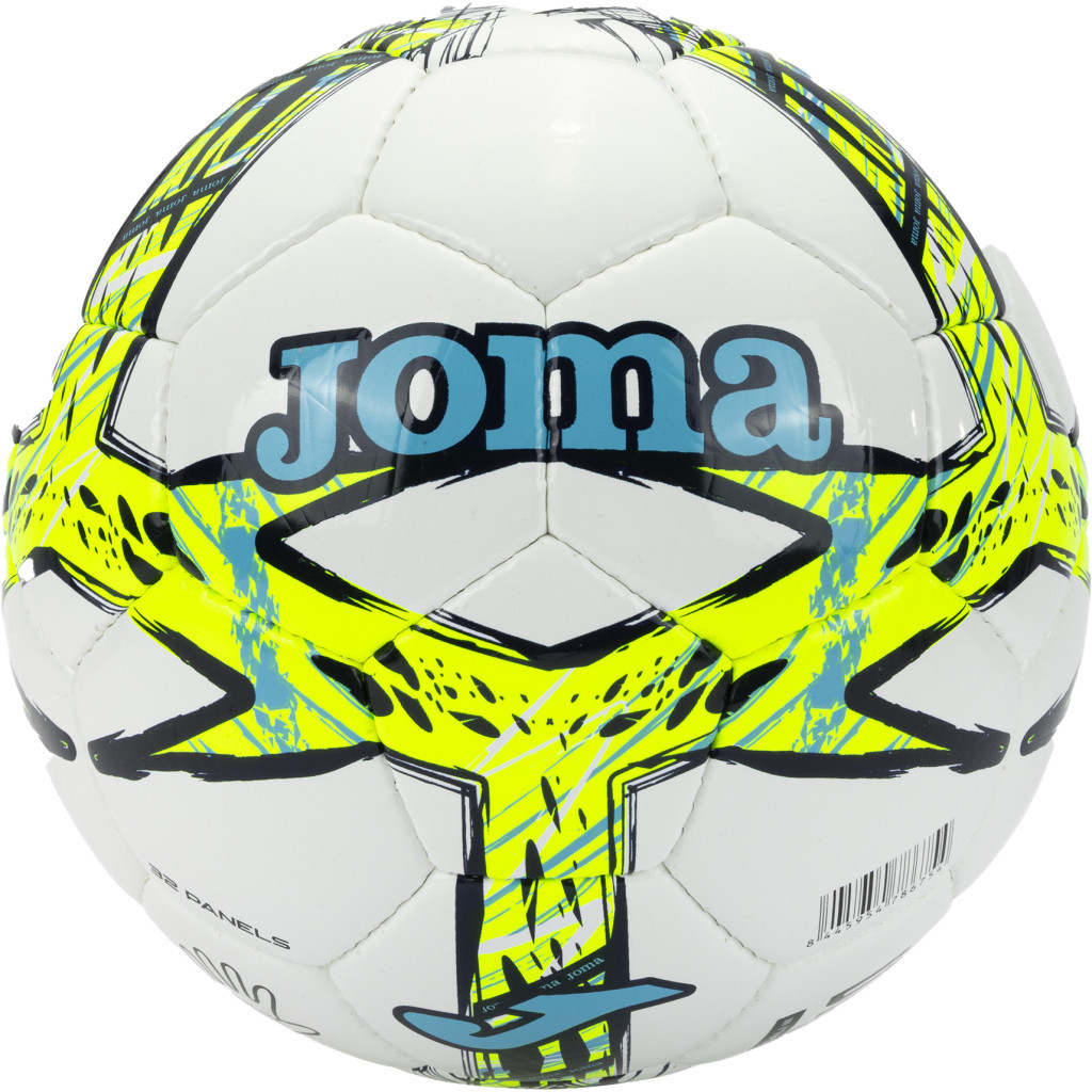 М'яч футбольний Joma Dal III 401412.216 білий, салатовий Уні 5 (8445954786754) - зображення 1