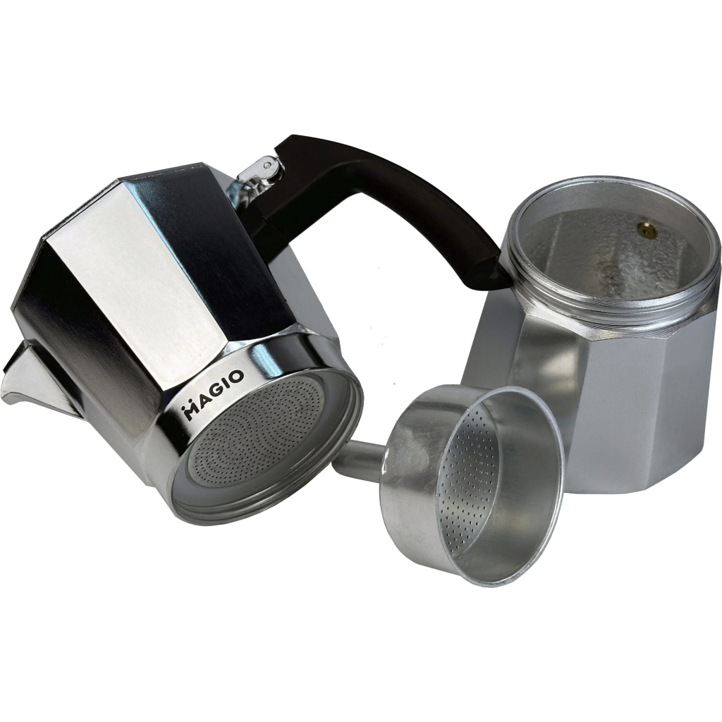Гейзерна кавоварка Magio Срібляста 6 порцій 300 мл (MG-1002) - зображення 3