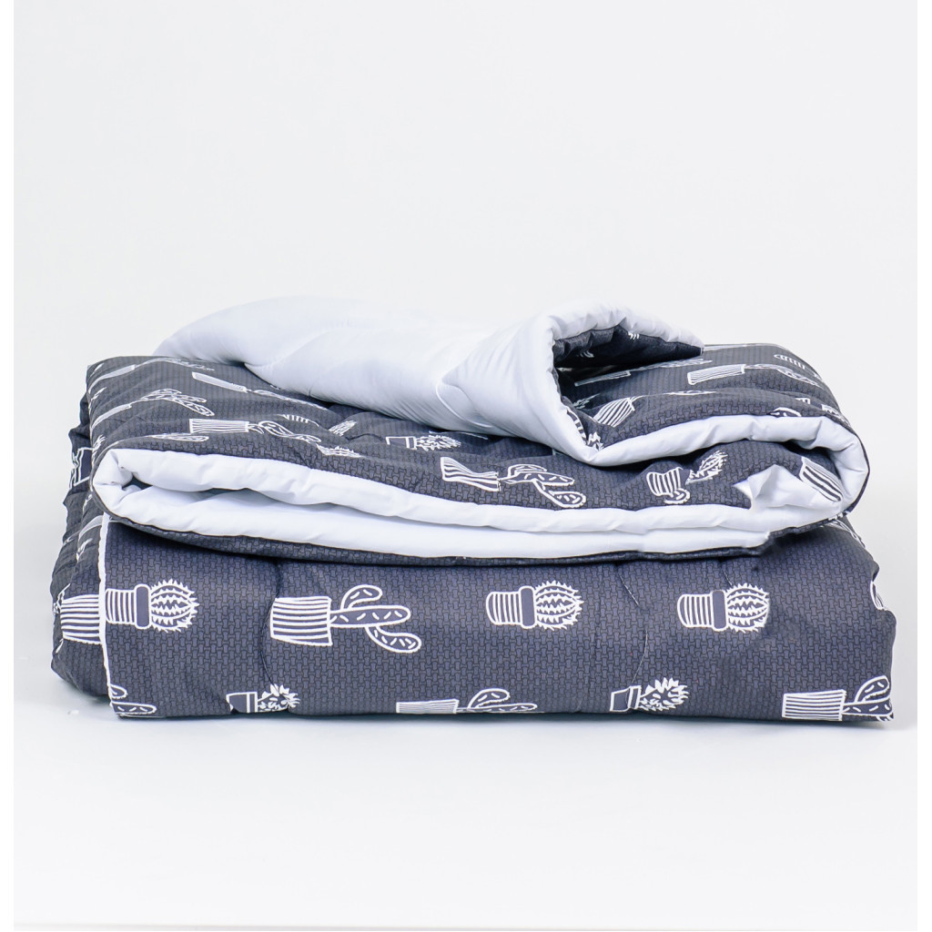 Ковдра MirSon Набір Tencel Зима №3700 Print Line Thomas + подушка середня 155х215+50х70 (2200004848389) - зображення 3