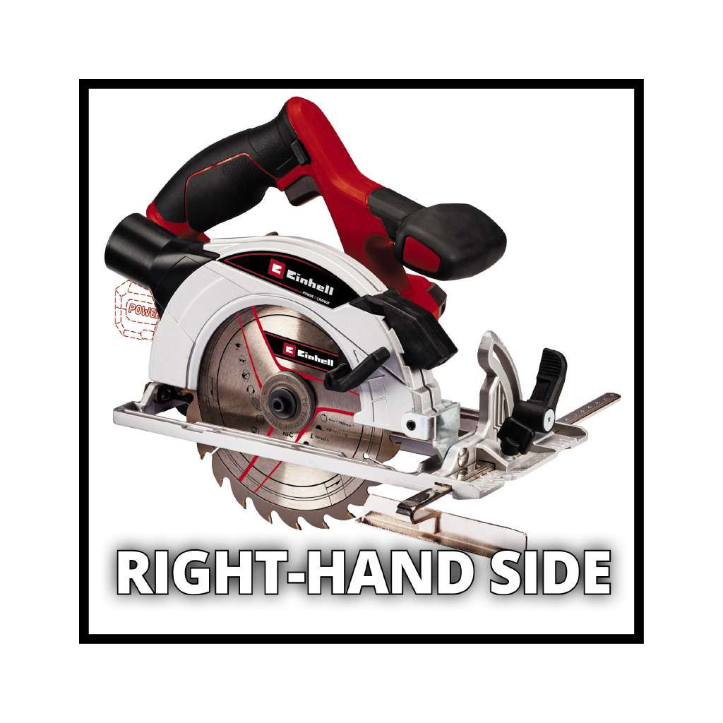 Дискова пила Einhell TE-CS 18/165-1LI - Solo PXC 18V, 165х20 мм, 2.6кг (без АКБ та ЗП) (4331207) - изображение 5