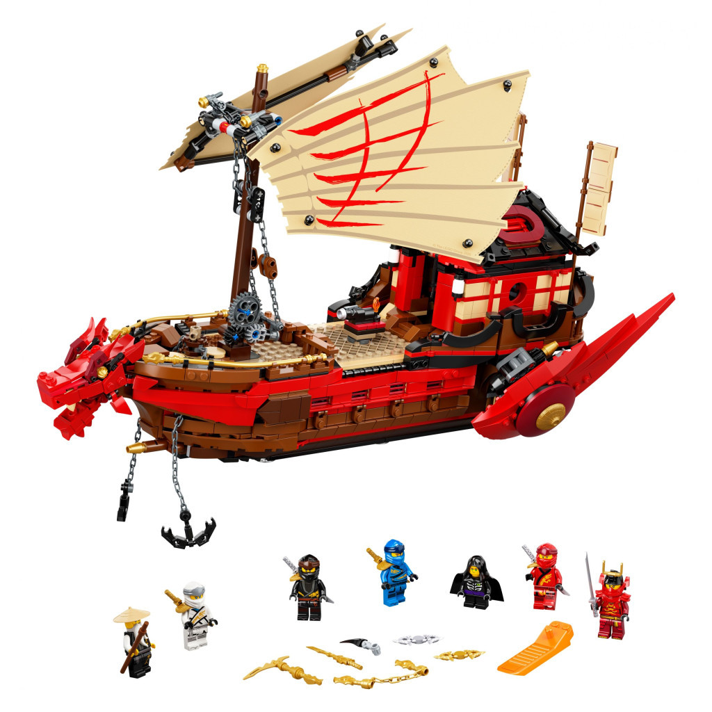 Конструктор LEGO Ninjago Літаючий корабель Майстра Ву 1781 деталь (71705) - зображення 2