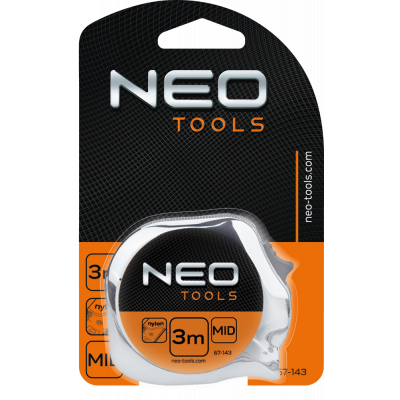 Рулетка Neo Tools сталева стрічка 3 м x 16 мм (67-143) - зображення 2