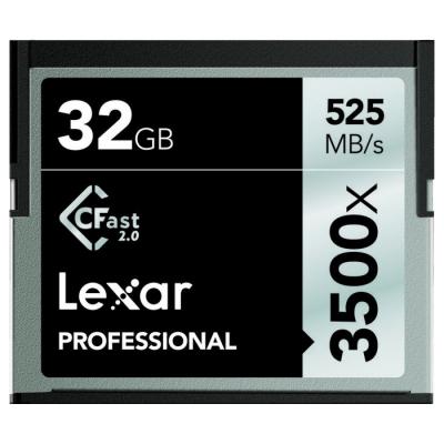 Карта пам'яті Lexar 32Gb Compact Flash 3500x Professional (LC32GCRBEU3500) - зображення 1