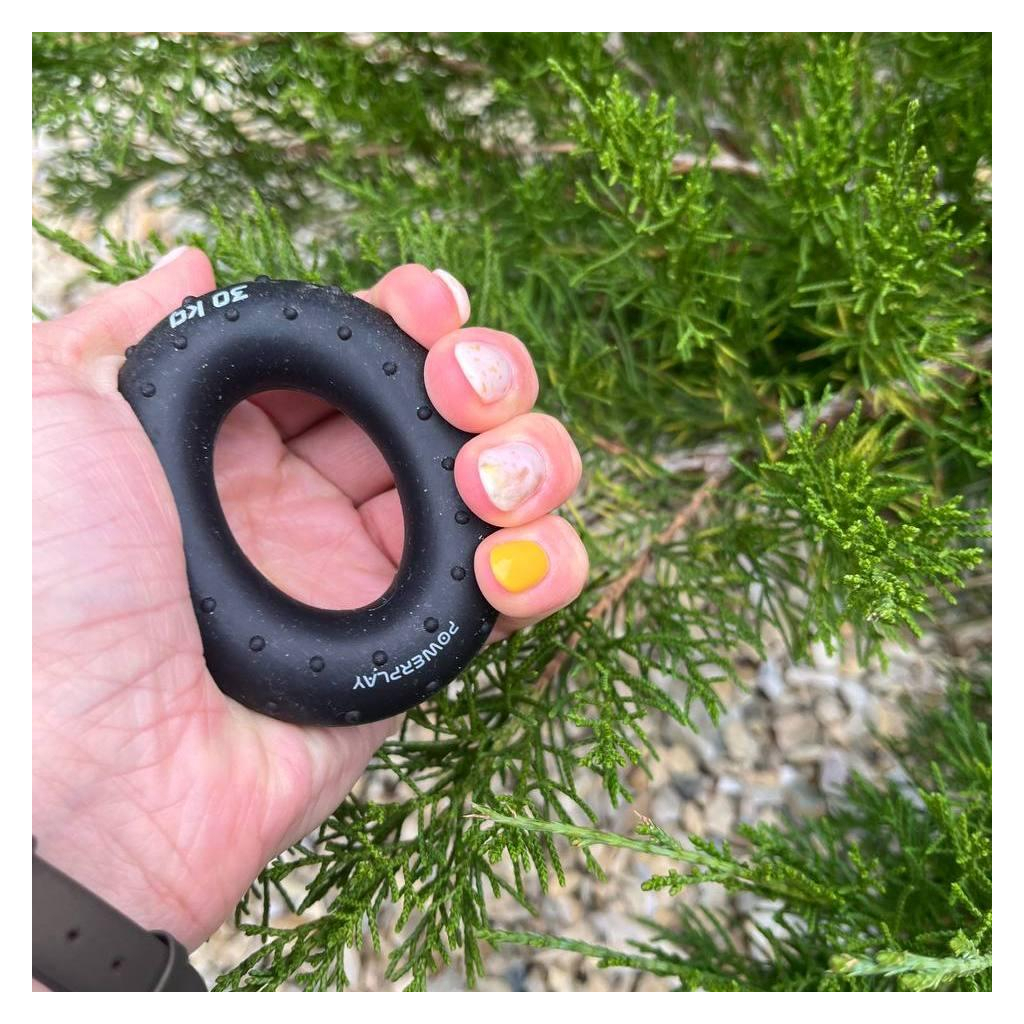 Еспандер PowerPlay PP-4338 Hand Grip Hard 30 кг Чорний (PP_4338_Black_30kg) - зображення 4