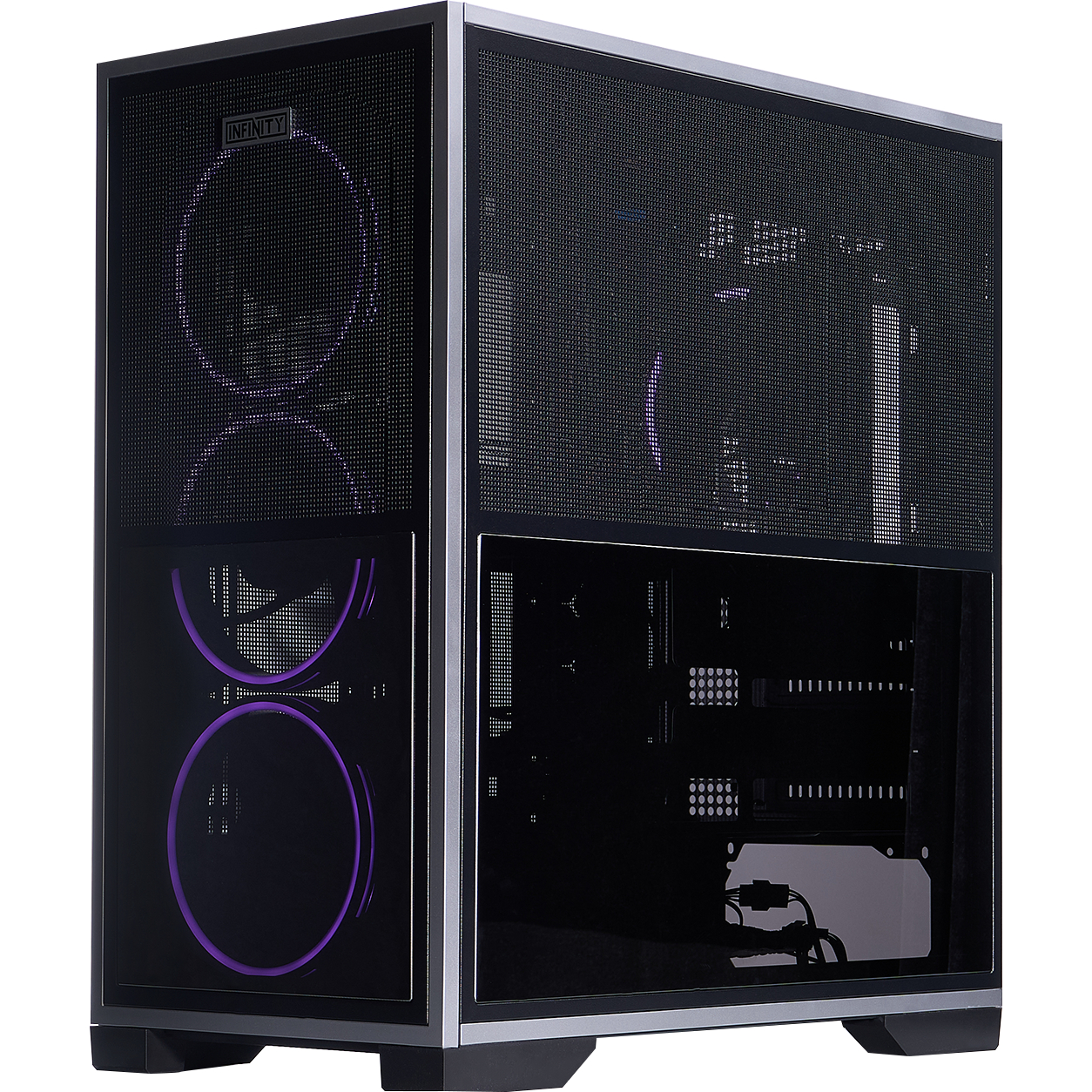 Корпус 1stPlayer IF8-BK-4FO7-14 Black - зображення 6