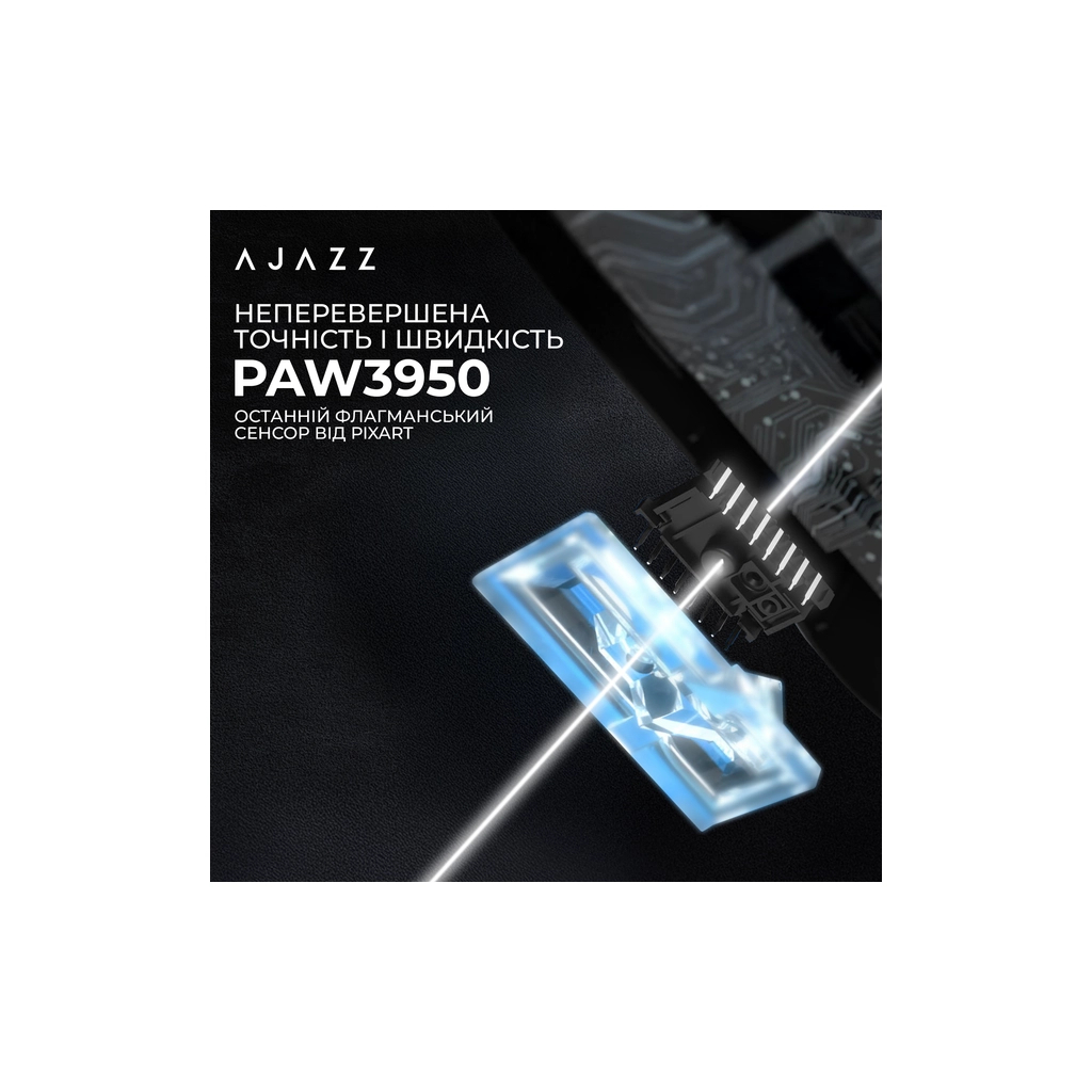 Мишка Ajazz AJ159 APEX Wireless/Bluetooth/USB Black (AJM159-A-B) - зображення 10