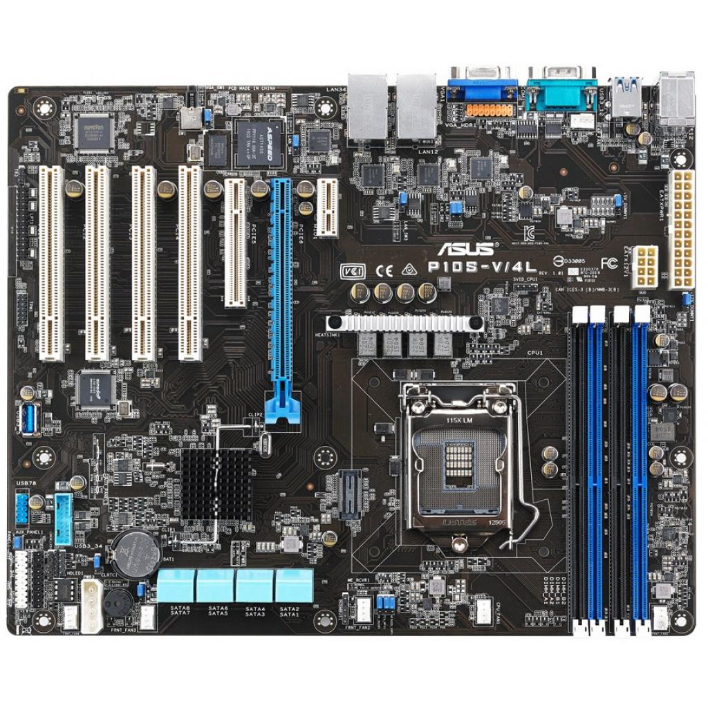 Серверна материнська плата ASUS P10S-V/4L - зображення 1
