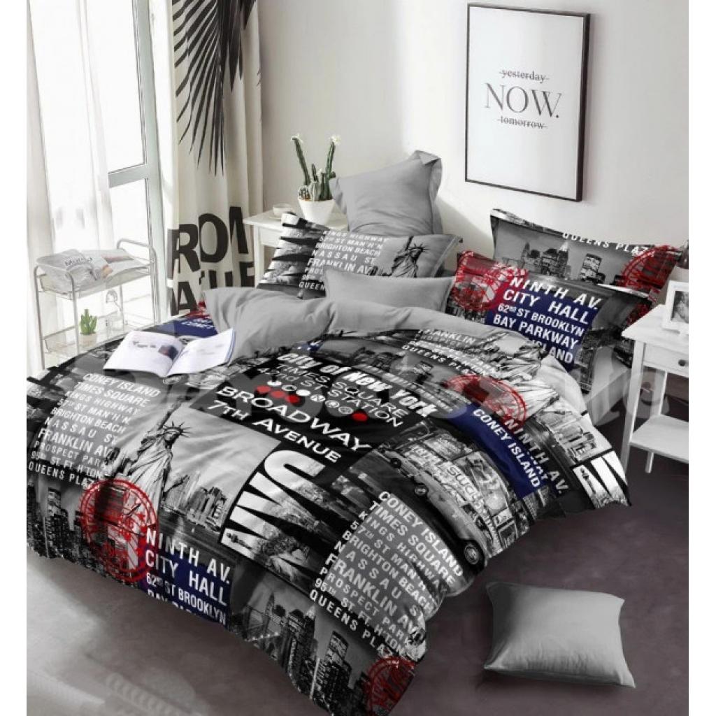 Постільна білизна MirSon Бязь Premium 17-0034 Celeste 200x220 (2200001397095) - изображение 1