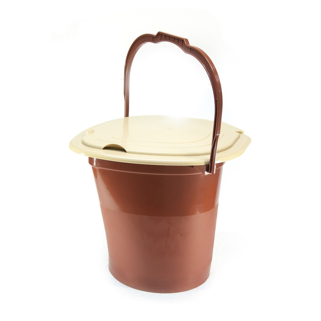 Відро-туалет Юні Коричневе 16 л (ФР-112) - изображение 1