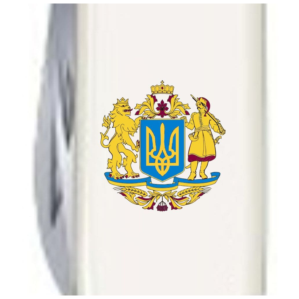 Ніж Victorinox Spartan Ukraine White "Великий Герб України" (1.3603.7_T0400u) - зображення 4