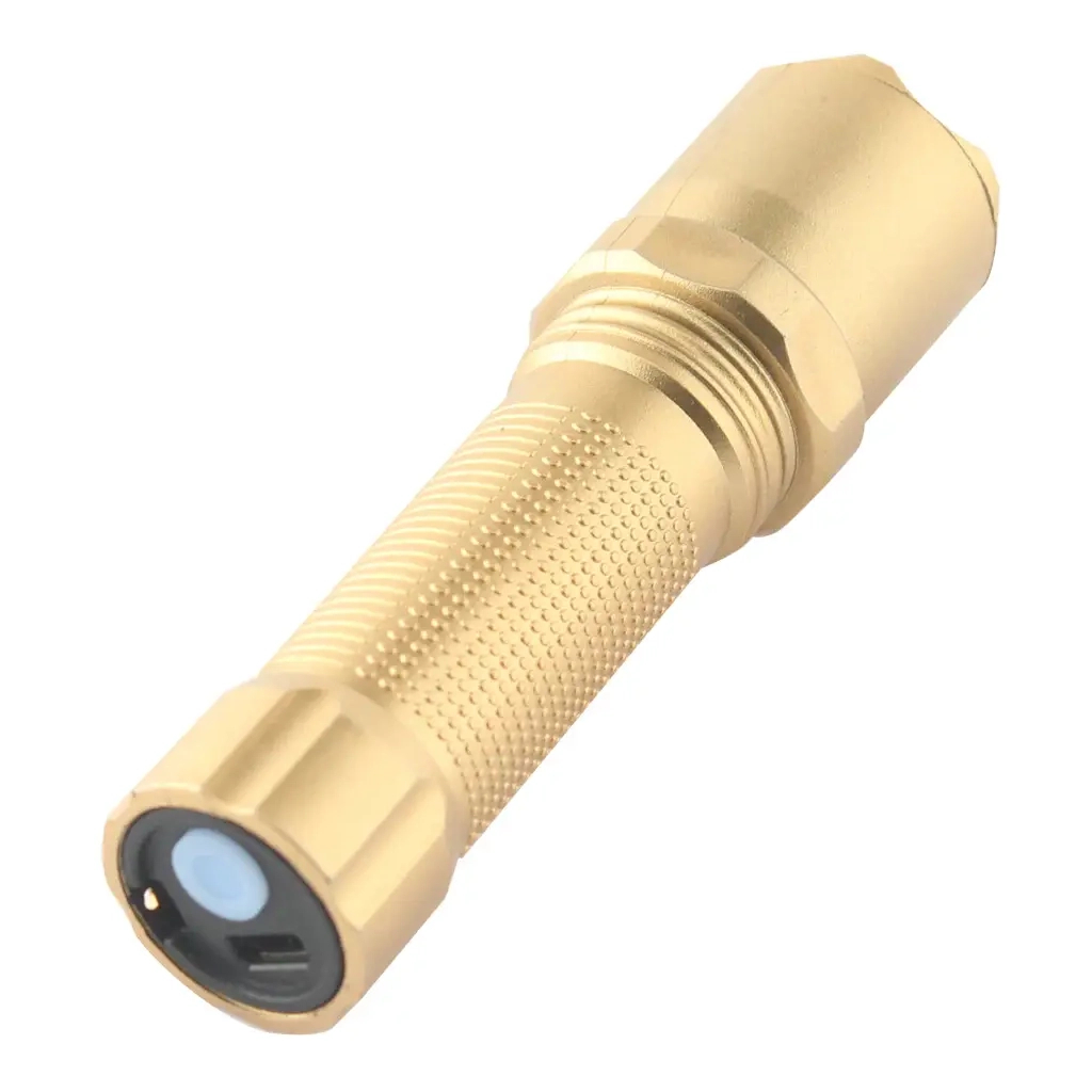 Ліхтар Quantum Minik gold 3W LED з USB (QM-FL1041) - зображення 2