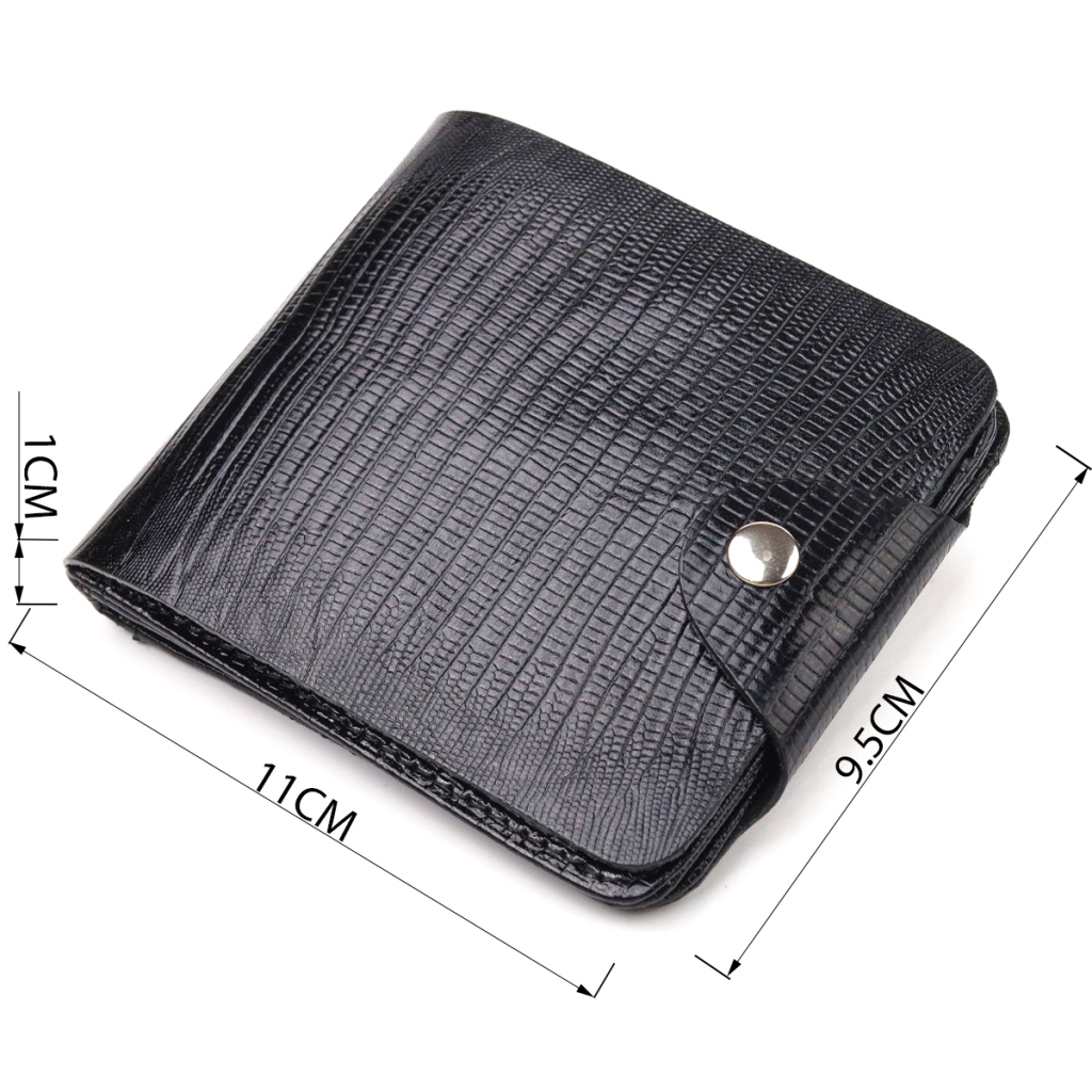 Портмоне Canpellini З натуральної шкіри Чорне (21575) - зображення 3