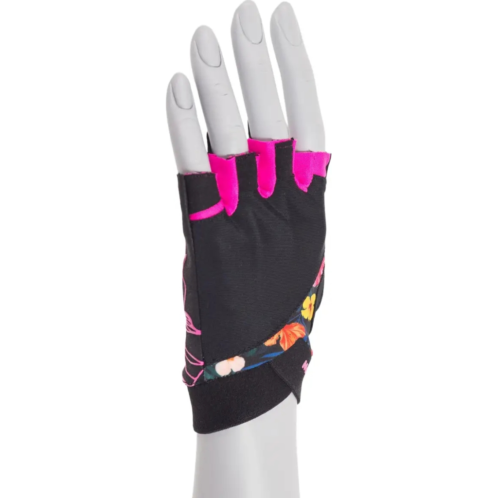 Рукавички для фітнесу MadMax MFG-770 Flower Power Gloves Black/Pink XS (MFG-770_XS) - зображення 3