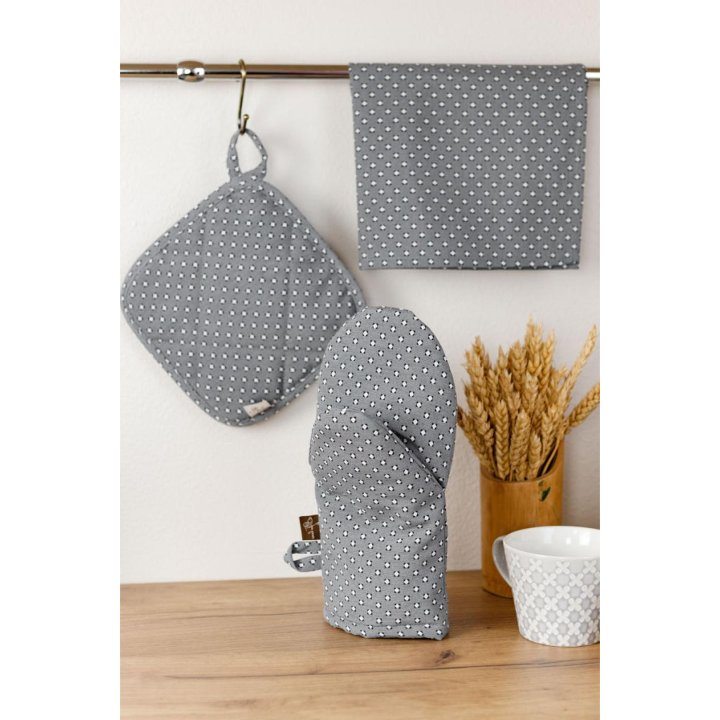 Серветка на стіл Прованс Merry Christmas сіра 35x45 см (4823093448780) - зображення 9