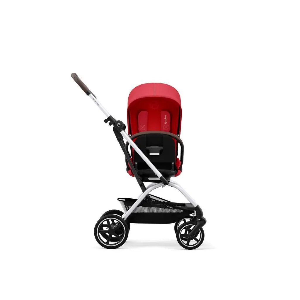 Коляска Cybex Eezy S Twist+ 2 SLV Hibiscus Red (з бампером) (522001127) - зображення 4