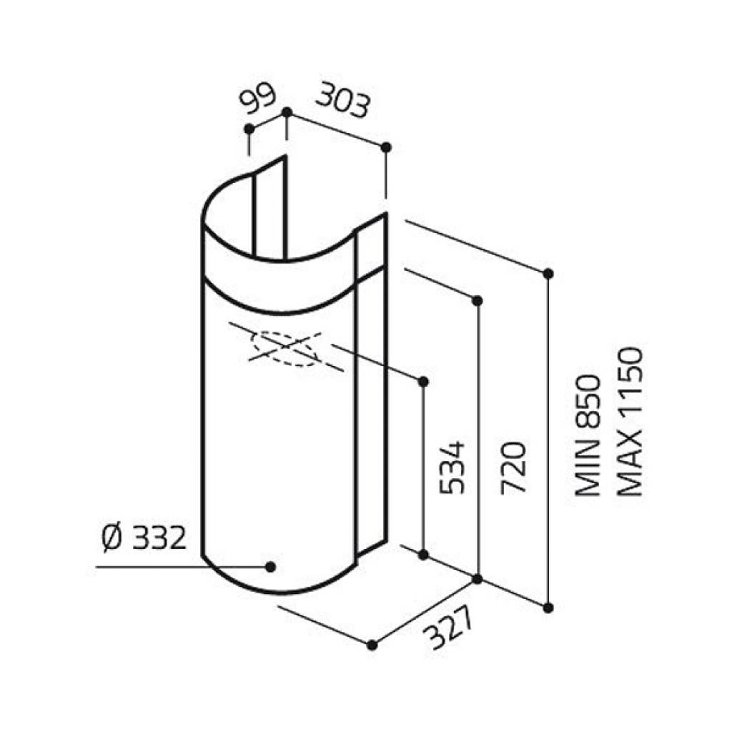 Витяжка кухонна Elica STONE IX/A/33 - изображение 3