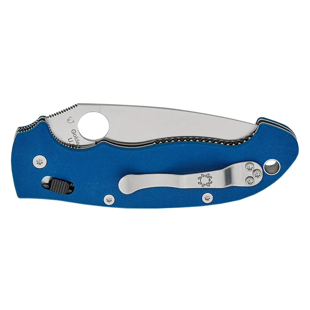 Ніж Spyderco Manix 2 XL CPM SPY27 G-10 Cobalt Blue (C95GPCBL2) - зображення 4