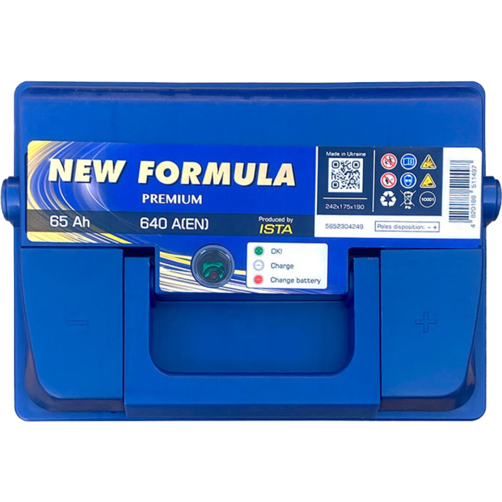 Акумулятор автомобільний NEW FORMULA PREMIUM 65Ah Ев (-/+) (640EN) (5652304249) - зображення 2