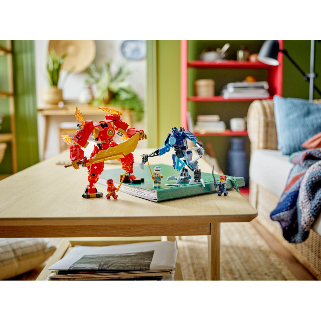 Конструктор LEGO NINJAGO Робот вогняної стихії Кая 322 деталей (71808) - зображення 8