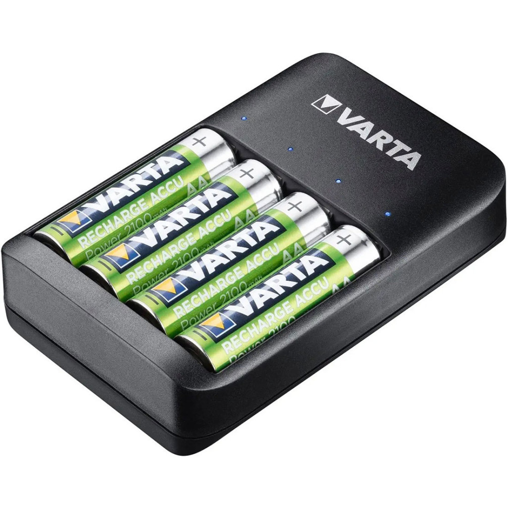 Зарядний пристрій для акумуляторів Varta Value USB Quattro Charger + 4шт. AA 2100 mAh (57652101451) - зображення 3