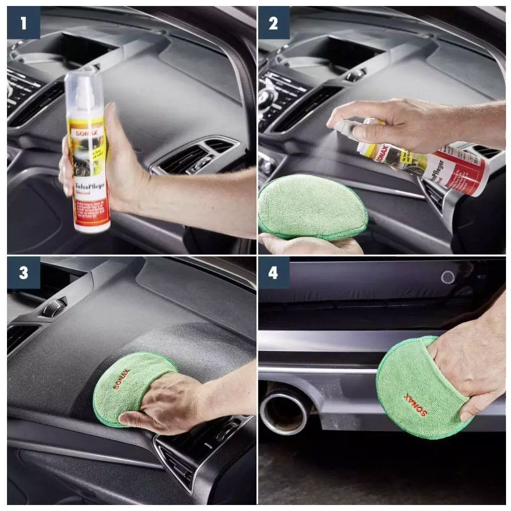 Автомобільний очисник Sonax пластика та гуми глянцевий TiefenPfleger Glanzend (380041) - зображення 5