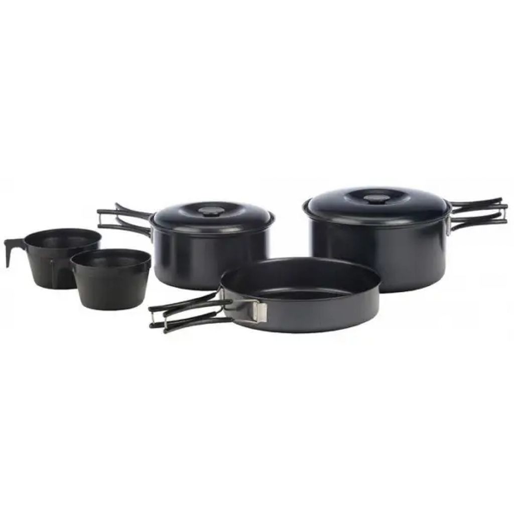 Набір туристичного посуду Vango 2 Person Non-Stick Cook Kit Black (926775) - зображення 1
