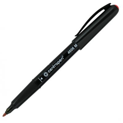 Маркер Centropen CD-Pen 4606 ergoline, 1 мм red (4606/02) - зображення 1