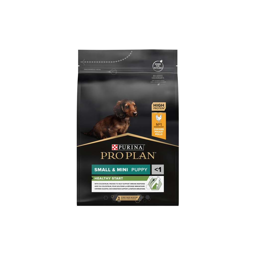 Сухий корм для собак Purina Pro Plan Dog Small&Mini Puppy з куркою і рисом 3 кг (7613035114340) - зображення 1